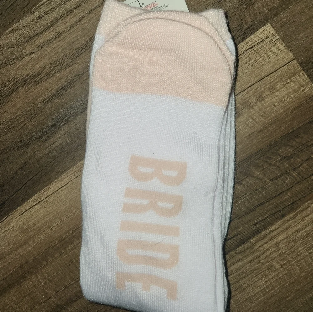 BRIDE, Groom, Wedding Cake Socks Perfect Wedding/Shower Gift. NWT!